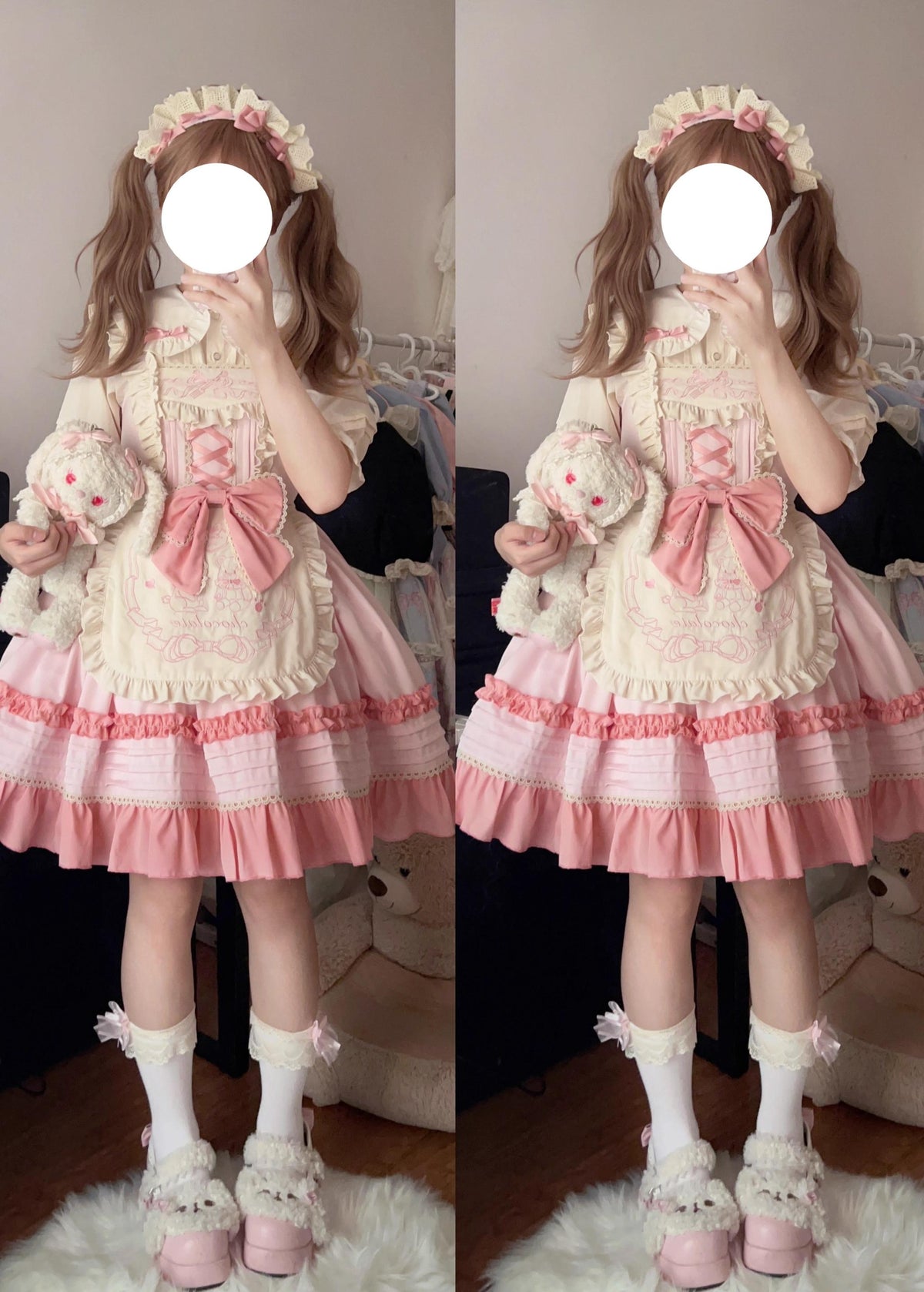 Sweet Layered Cake - Vestido JSK Lolita dulce con delantal desmontable - varios colores y modelos