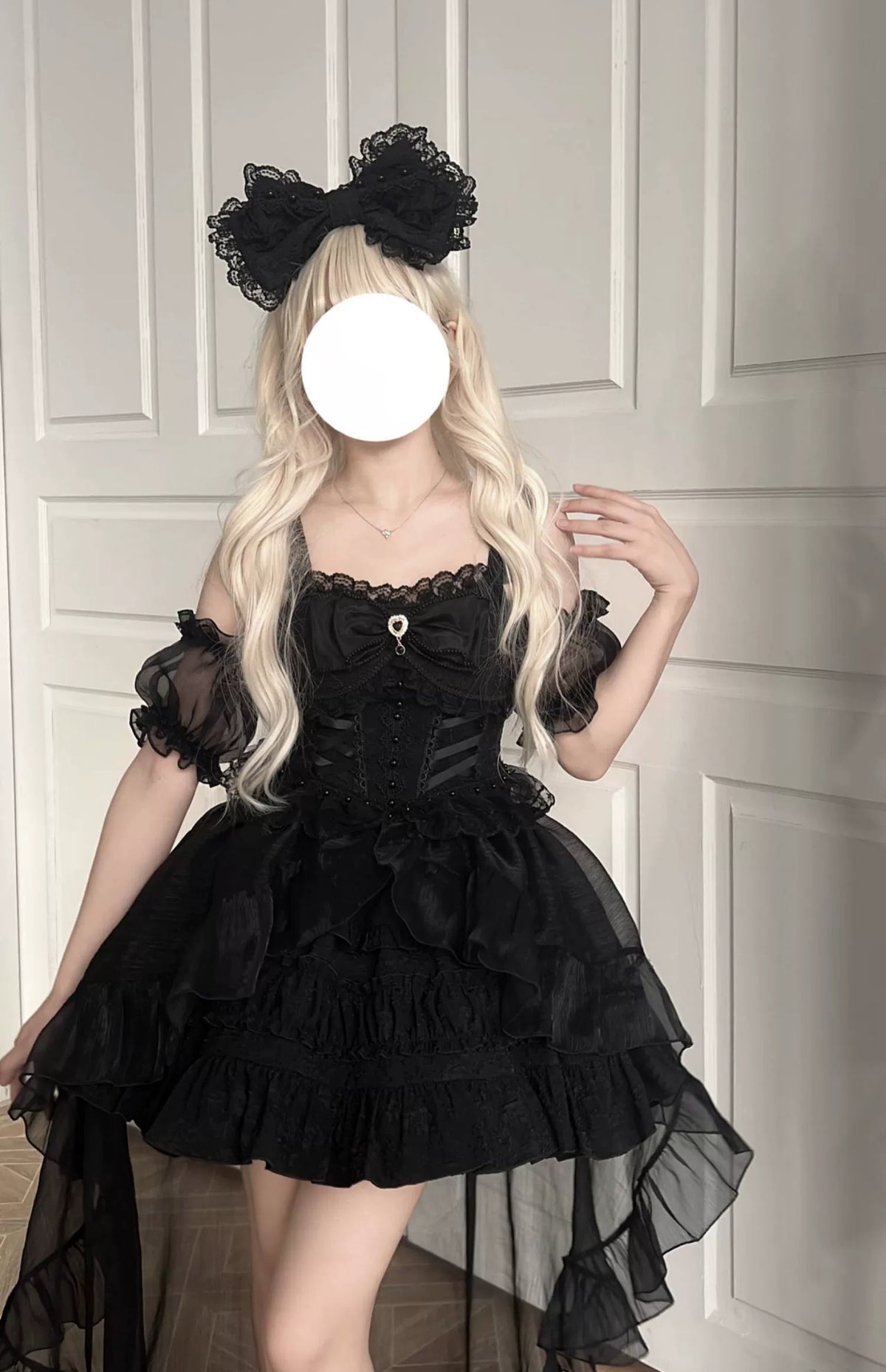 Rose Tale - Vestido JSK Lolita dulce de jacquard con caída de ensue?o - varios colores y modelos