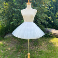 Enagua Lolita blanca de corte evasé