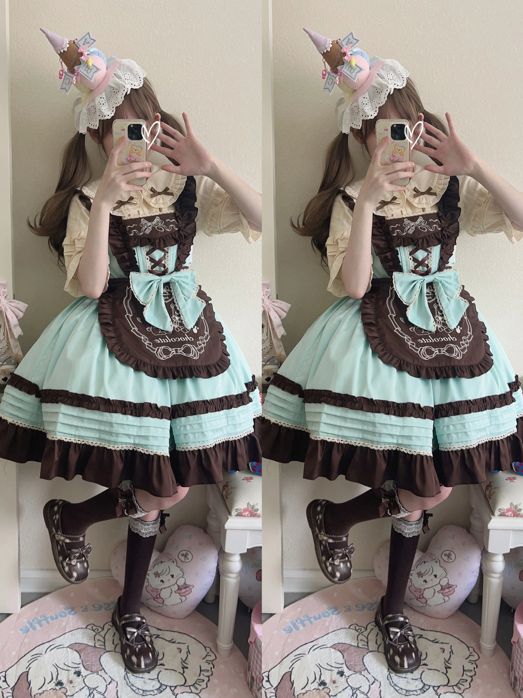 Sweet Layered Cake - Vestido JSK Lolita dulce con delantal desmontable - varios colores y modelos