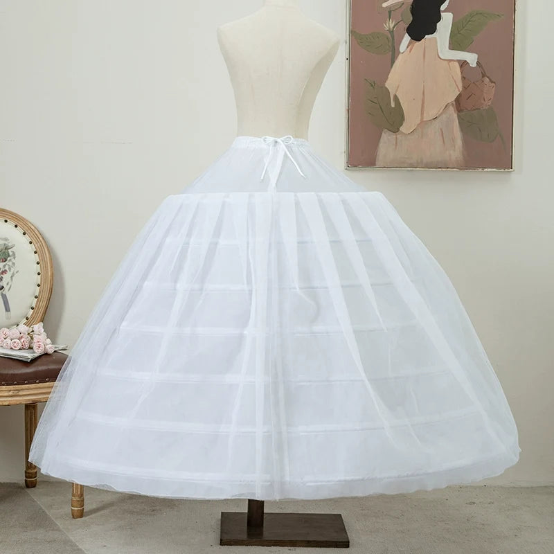 Enagua Lolita nupcial larga y de gran volumen, 112 cm (44,1 pulgadas) - Blanco, varios modelos