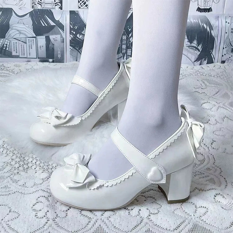Fairy Godmother - Elegantes zapatos Lolita de tacón estilo Mary Jane - varios colores y modelos