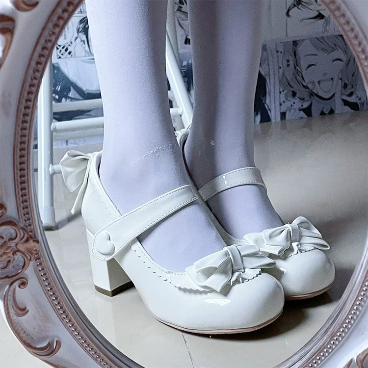 Fairy Godmother - Elegantes zapatos Lolita de tacón estilo Mary Jane - varios colores y modelos