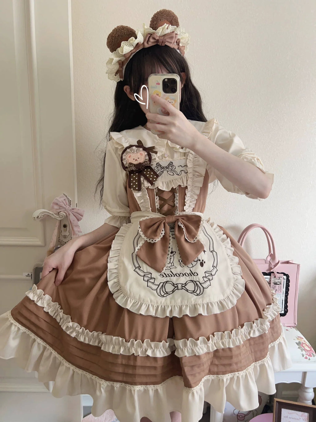 Sweet Layered Cake - Vestido JSK Lolita dulce con delantal desmontable - varios colores y modelos