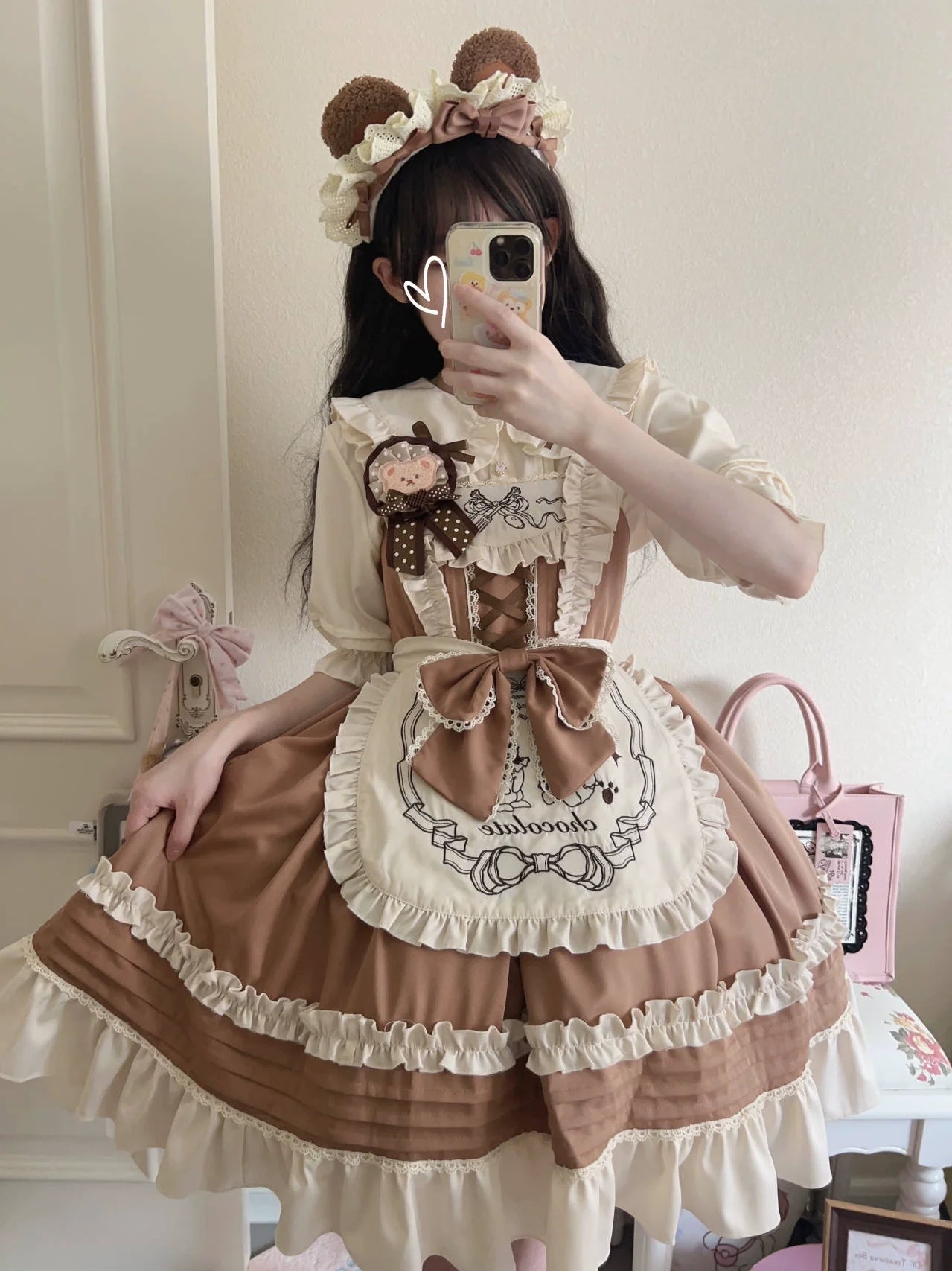 Sweet Layered Cake - Vestido JSK Lolita dulce con delantal desmontable - varios colores y modelos