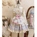 Goat Baa Bedtime Story - Vestido JSK Lolita kawaii con estampado de ovejas y delantal desmontable - varios colores y modelos