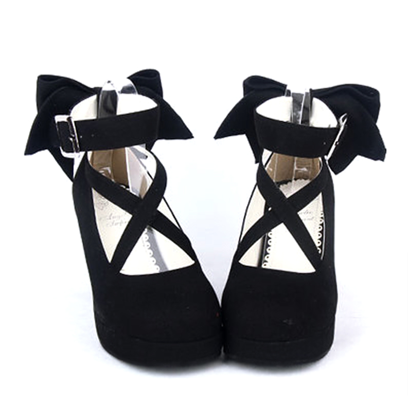 Angelic Imprint - Elegantes zapatos Lolita de princesa con lazos y tacón - varios colores y modelos