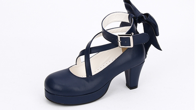 Angelic Imprint - Elegantes zapatos Lolita de princesa con lazos y tacón - varios colores y modelos