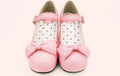 Zapatos Lolita dulces de tacón con lazos de mariposa - Rosa y Gris, varios modelos