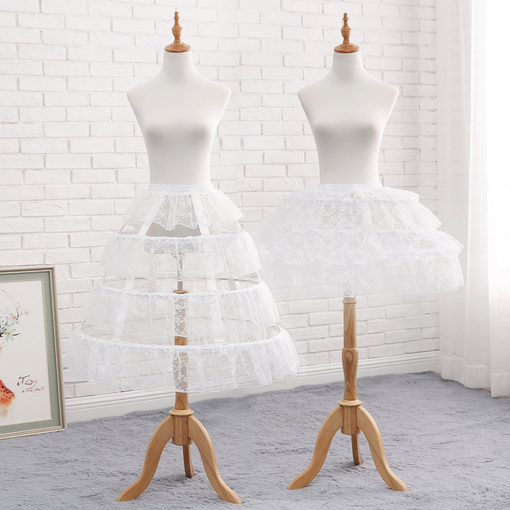 Enagua Lolita fresca ajustable con aberturas - Blanco y Naranja, varios modelos